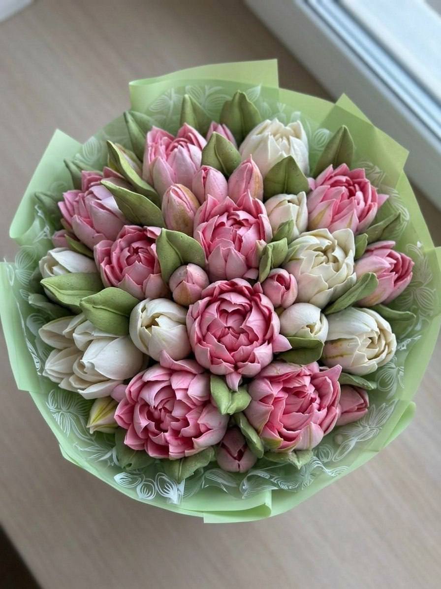 Зефирный букет «Весенняя нежность»